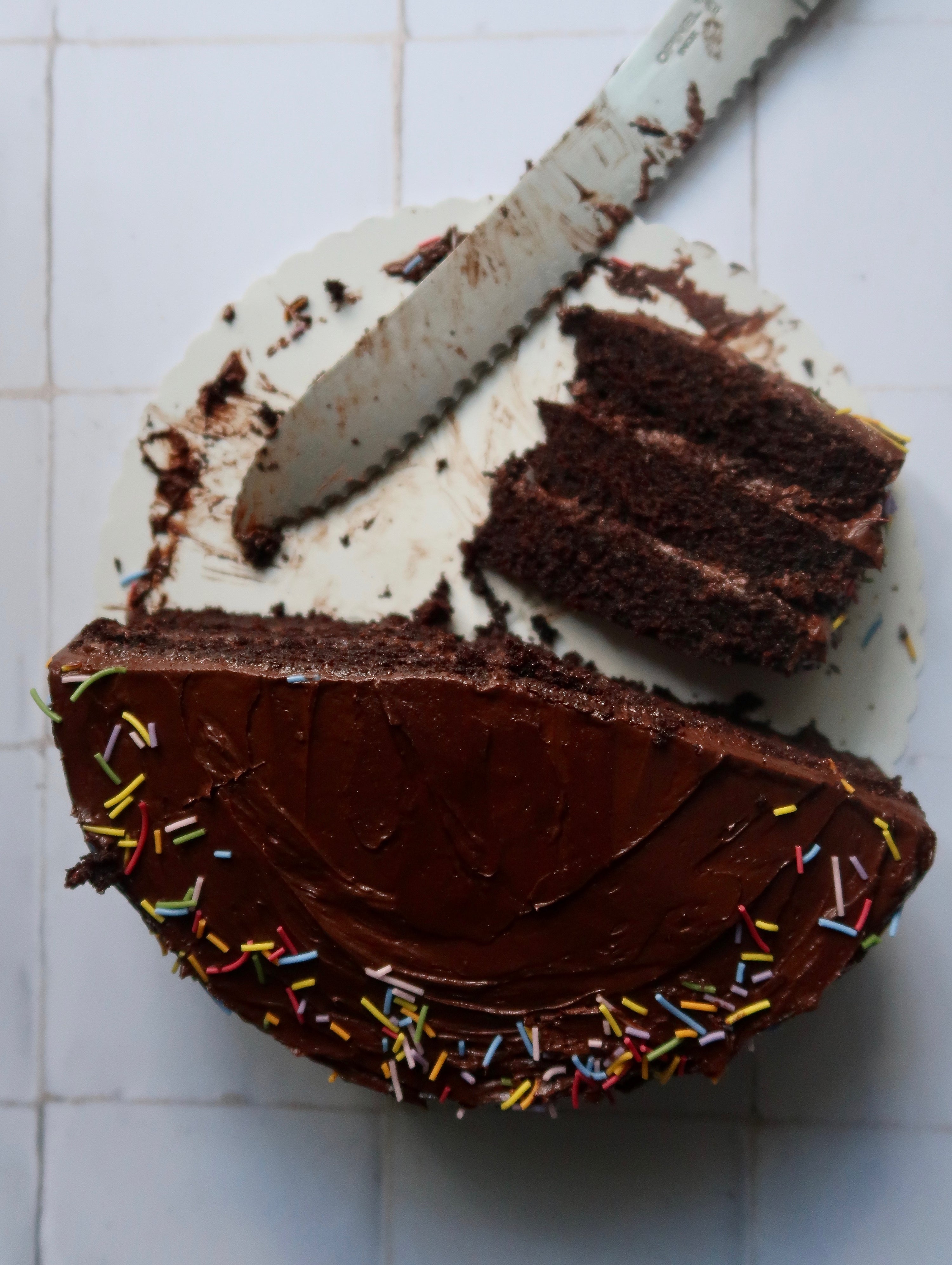 Chocolate Cake Rainbow