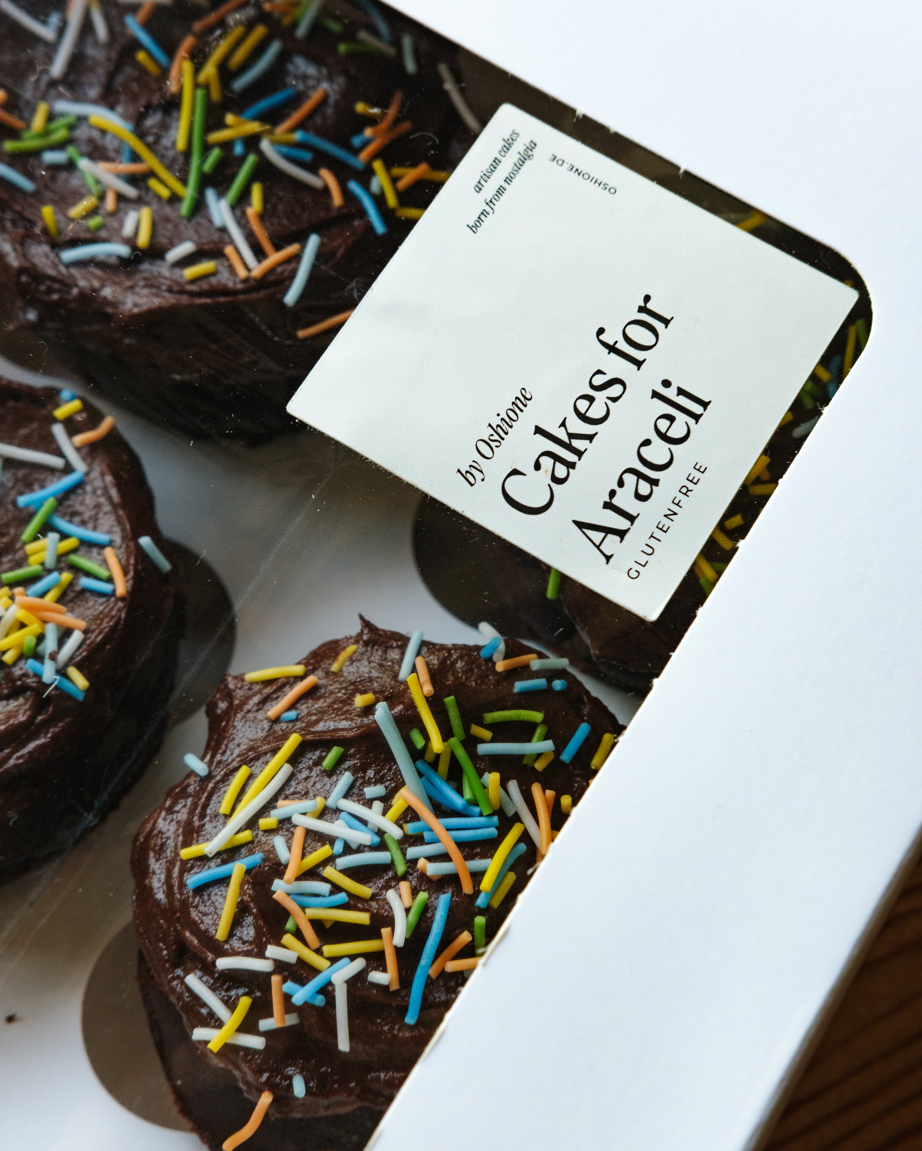 Chocolate Cupcakes Rainbow